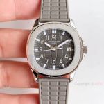 Swiss Replica Patek Philippe Aquanaut Luce 5067A Ladies Watch Gray Dial